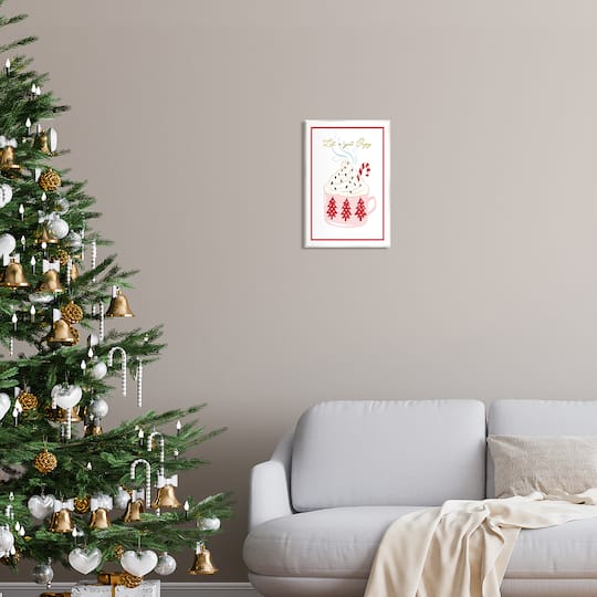 Stupell Industries Let's Get Cozy Pink Cocoa Wall Plaque Art
